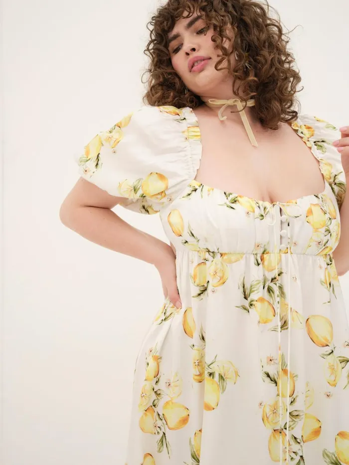 Women Serafina Mini Dress Yellow For Love and Lemons Dresses Women Serafina Mini Dress Yellow For Love and Lemons Dresses