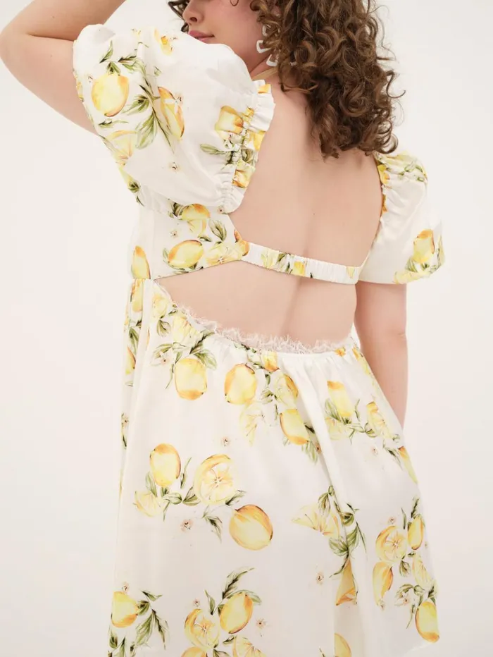 Women Serafina Mini Dress Yellow For Love and Lemons Dresses Women Serafina Mini Dress Yellow For Love and Lemons Dresses