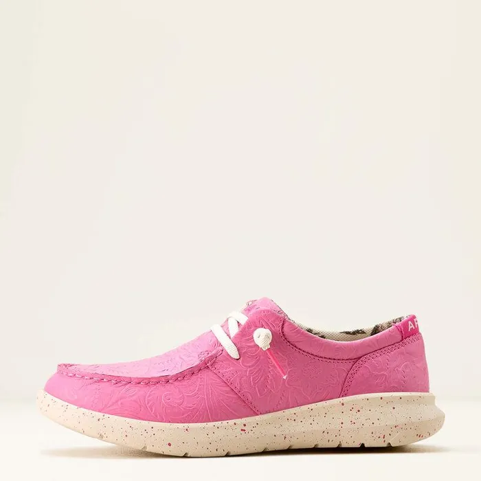 Women Shoes and Sneakers Ariat Hilo Shoe Hot Pink Floral Emboss