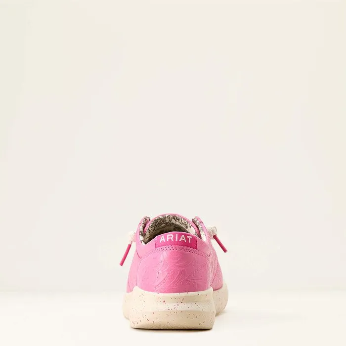 Women Shoes and Sneakers Ariat Hilo Shoe Hot Pink Floral Emboss
