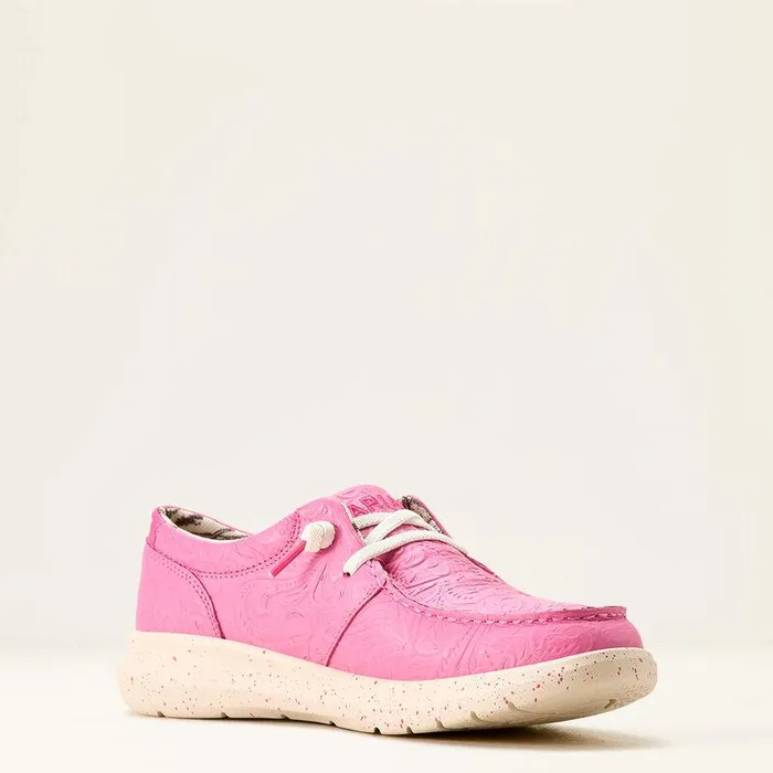Women Shoes and Sneakers Ariat Hilo Shoe Hot Pink Floral Emboss