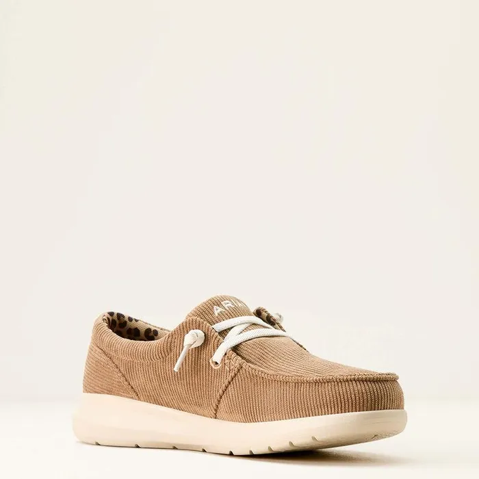 Women Shoes and Sneakers Ariat Hilo Shoe Tan Corduroy