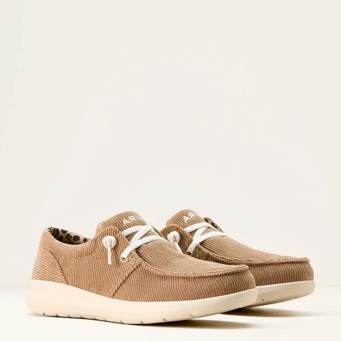 Women Shoes and Sneakers Ariat Hilo Shoe Tan Corduroy