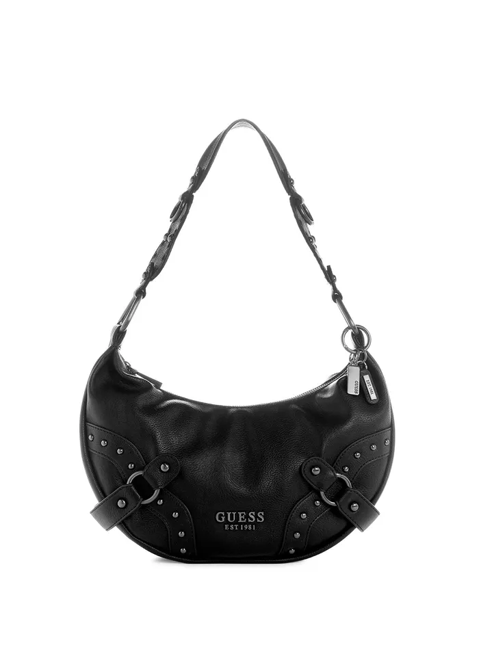 Women Shoulder Bag GUESS Black Natalya Hobo Bag