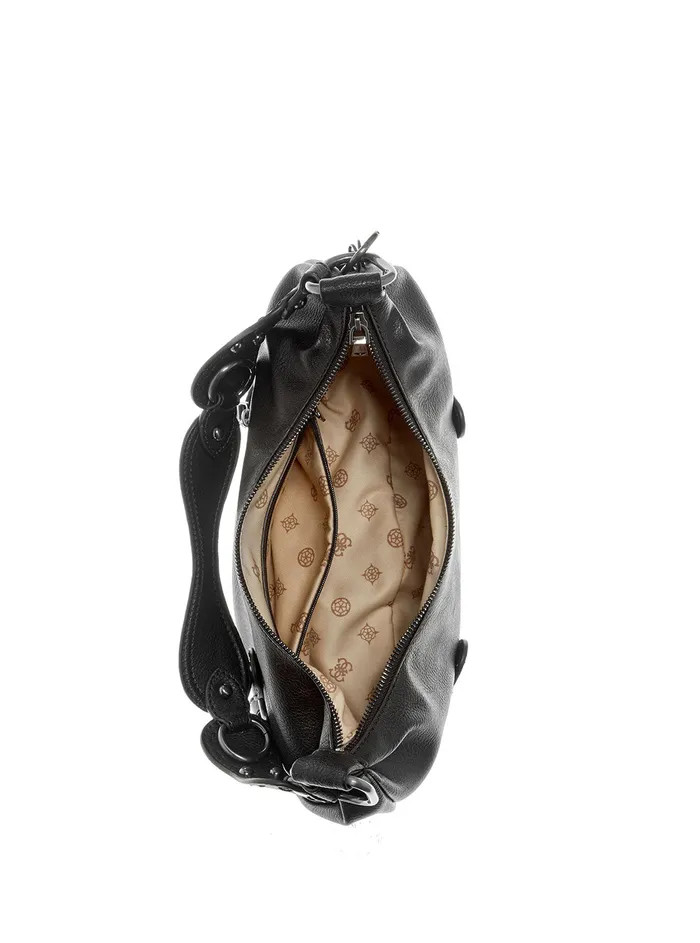 Women Shoulder Bag GUESS Black Natalya Hobo Bag Women Shoulder Bag GUESS Black Natalya Hobo Bag