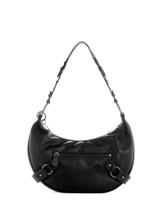 Women Shoulder Bag GUESS Black Natalya Hobo Bag Women Shoulder Bag GUESS Black Natalya Hobo Bag