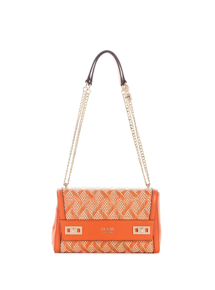 Women Shoulder Bag GUESS Orange Katey Shoulder Bag