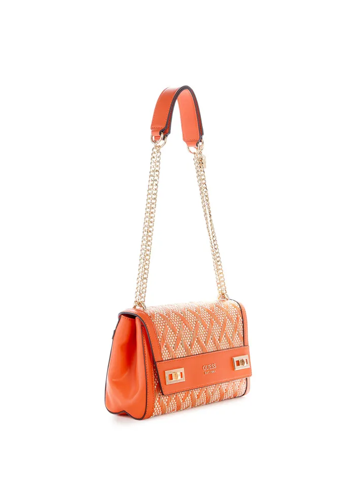 Women Shoulder Bag GUESS Orange Katey Shoulder Bag Women Shoulder Bag GUESS Orange Katey Shoulder Bag