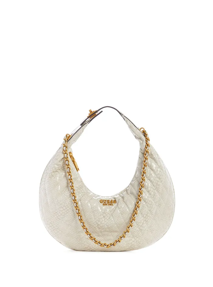 Women Shoulder Bag GUESS Stone Dema Hobo Shoulder Bag