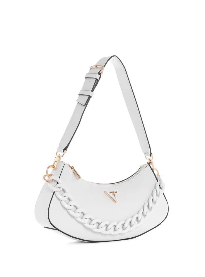 Women Shoulder Bag GUESS White Corina Shoulder Bag Women Shoulder Bag GUESS White Corina Shoulder Bag