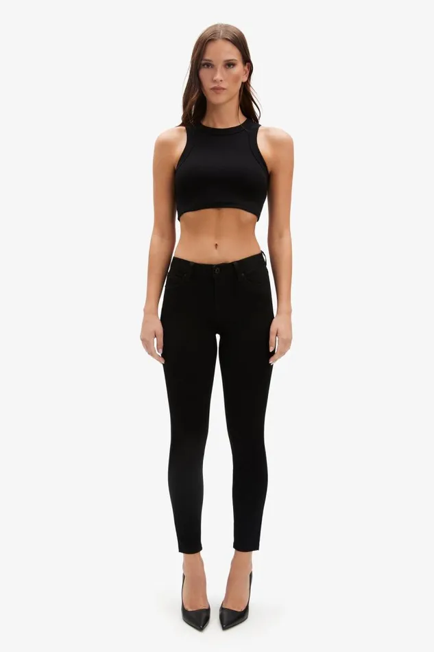 Women Skinny Jean Bardot Bella Mid Rise Jeans In Black Black Women Skinny Jean Bardot Bella Mid Rise Jeans In Black Black