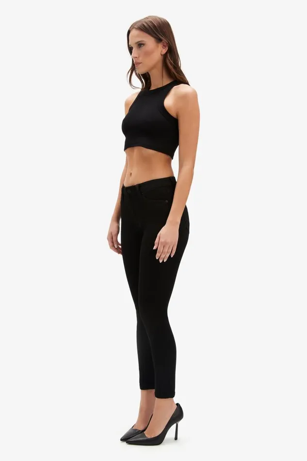 Women Skinny Jean Bardot Bella Mid Rise Jeans In Black Black Women Skinny Jean Bardot Bella Mid Rise Jeans In Black Black