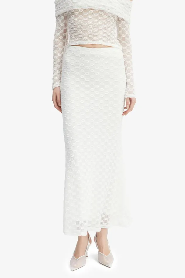 Women Skirts Bardot Adoni Mid Rise Maxi Skirt In Orchid White Orchid White Women Skirts Bardot Adoni Mid Rise Maxi Skirt In Orchid White Orchid White