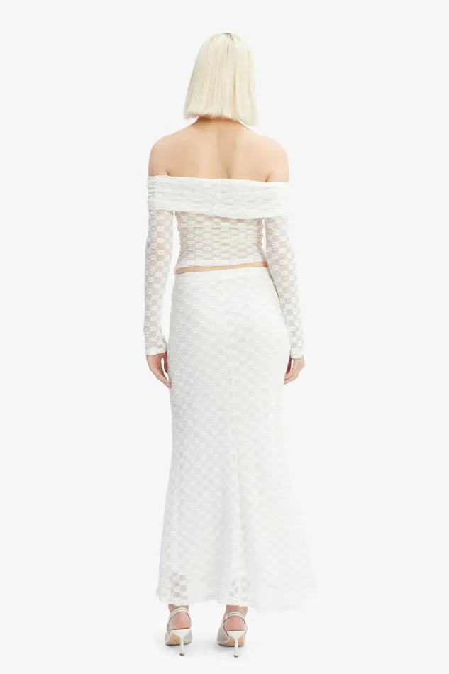 Women Skirts Bardot Adoni Mid Rise Maxi Skirt In Orchid White Orchid White Women Skirts Bardot Adoni Mid Rise Maxi Skirt In Orchid White Orchid White