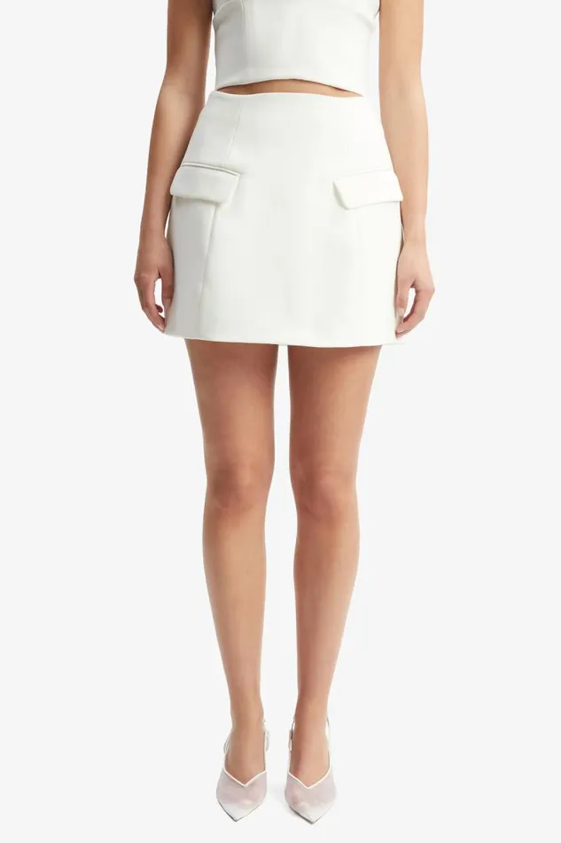 Women Skirts Bardot Delphi Hourglass Mini Skirt In Orchid White Orchid White Women Skirts Bardot Delphi Hourglass Mini Skirt In Orchid White Orchid White
