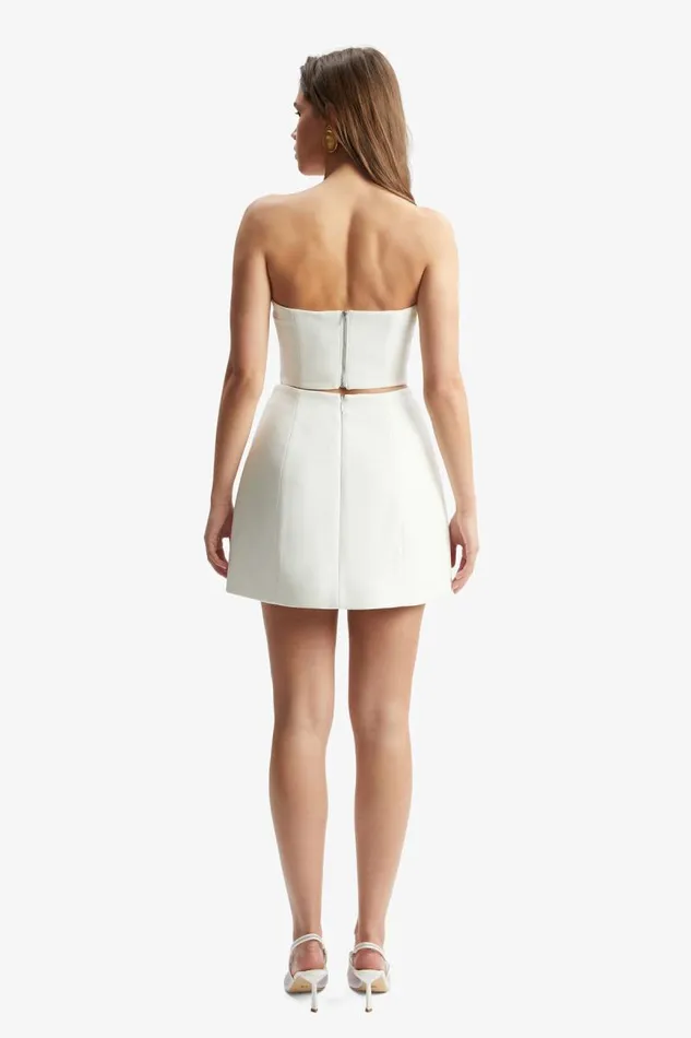 Women Skirts Bardot Delphi Hourglass Mini Skirt In Orchid White Orchid White Women Skirts Bardot Delphi Hourglass Mini Skirt In Orchid White Orchid White