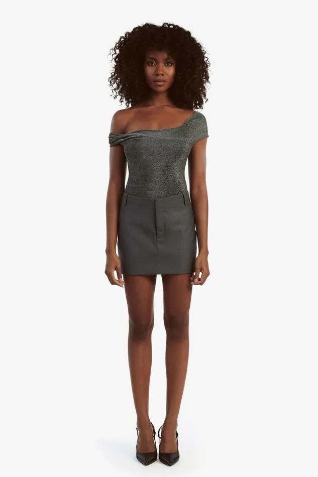 Women Skirts Bardot Maika Mid Rise Mini Skirt In Dark Grey Dark Grey Women Skirts Bardot Maika Mid Rise Mini Skirt In Dark Grey Dark Grey