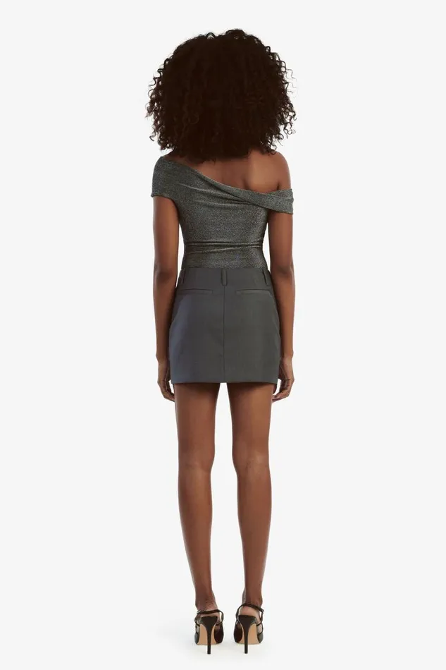Women Skirts Bardot Maika Mid Rise Mini Skirt In Dark Grey Dark Grey Women Skirts Bardot Maika Mid Rise Mini Skirt In Dark Grey Dark Grey