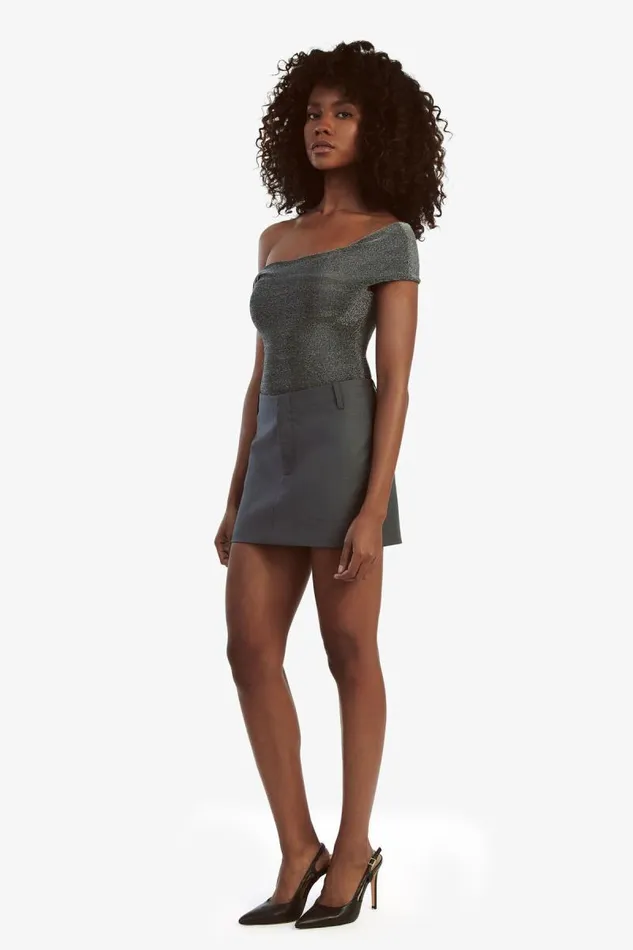 Women Skirts Bardot Maika Mid Rise Mini Skirt In Dark Grey Dark Grey Women Skirts Bardot Maika Mid Rise Mini Skirt In Dark Grey Dark Grey