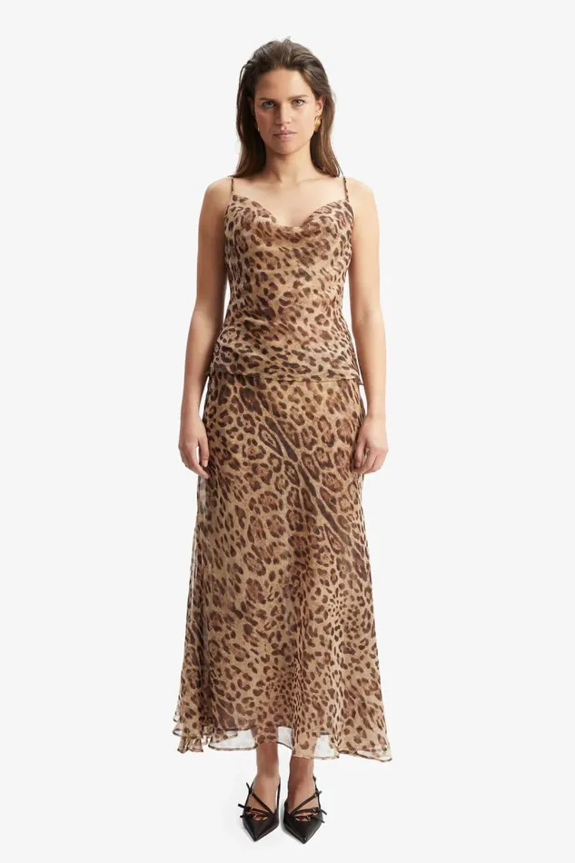 Women Skirts Bardot Monroe Maxi Skirt In Brown Leopard Brown Leopard Women Skirts Bardot Monroe Maxi Skirt In Brown Leopard Brown Leopard