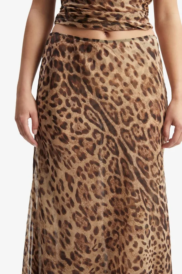 Women Skirts Bardot Monroe Maxi Skirt In Brown Leopard Brown Leopard Women Skirts Bardot Monroe Maxi Skirt In Brown Leopard Brown Leopard