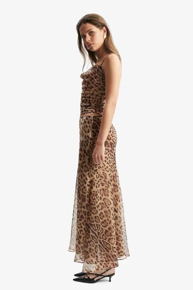 Women Skirts Bardot Monroe Maxi Skirt In Brown Leopard Brown Leopard Women Skirts Bardot Monroe Maxi Skirt In Brown Leopard Brown Leopard
