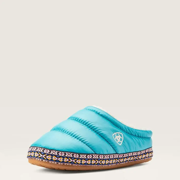 Women Slippers Ariat Crius Clog Slipper Turquoise