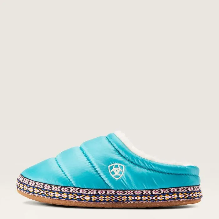 Women Slippers Ariat Crius Clog Slipper Turquoise
