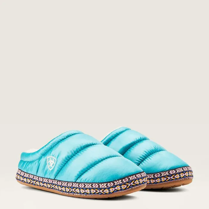 Women Slippers Ariat Crius Clog Slipper Turquoise