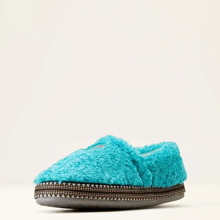 Women Slippers Ariat Snuggle Bright Turquoise
