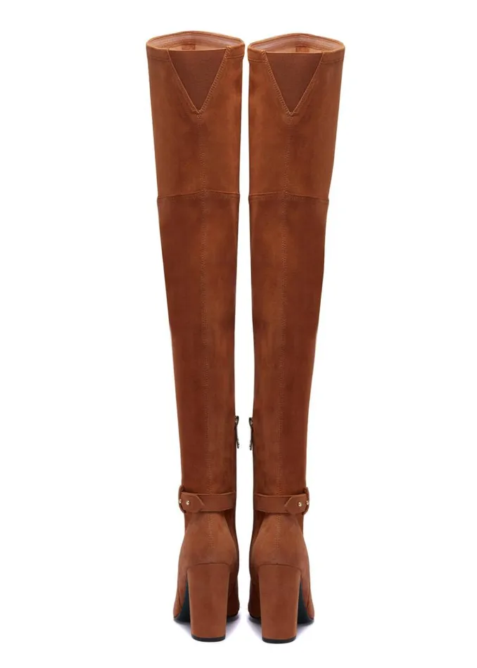 Women Sloane Over The Knee Boot Tan Holland Cooper Boots
