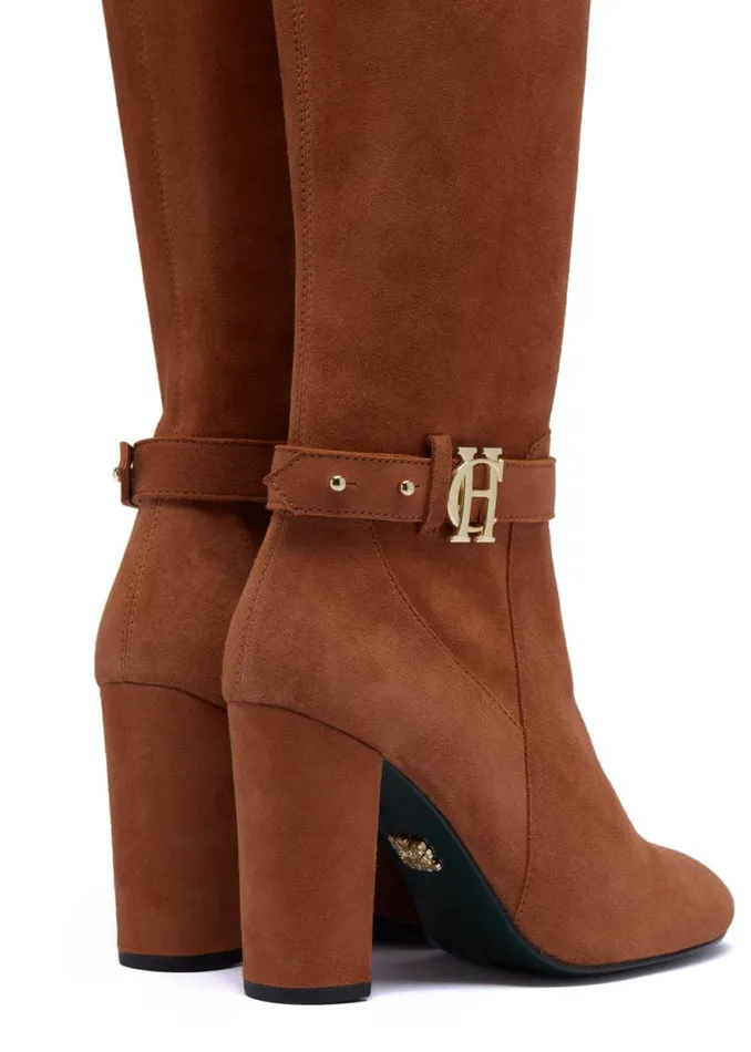 Women Sloane Over The Knee Boot Tan Holland Cooper Boots