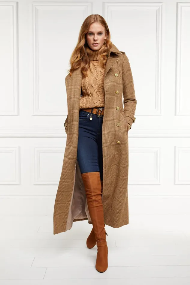 Women Sloane Over The Knee Boot Tan Holland Cooper Boots