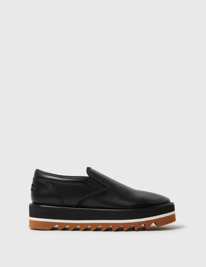 Women SneakElyse Platform Slippers Black Stella McCartney Flats