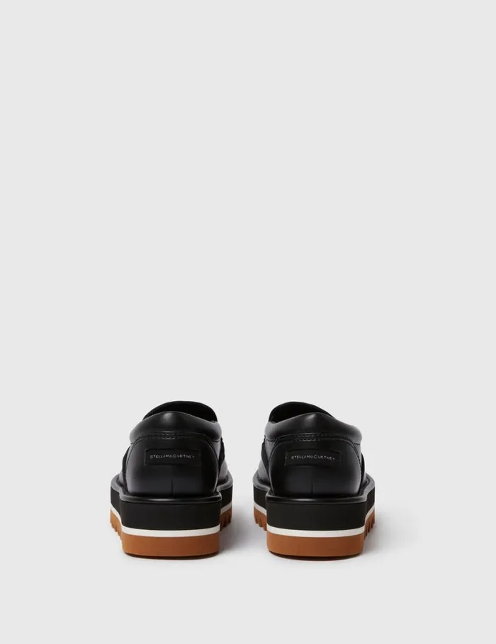 Women SneakElyse Platform Slippers Black Stella McCartney Flats Women SneakElyse Platform Slippers Black Stella McCartney Flats