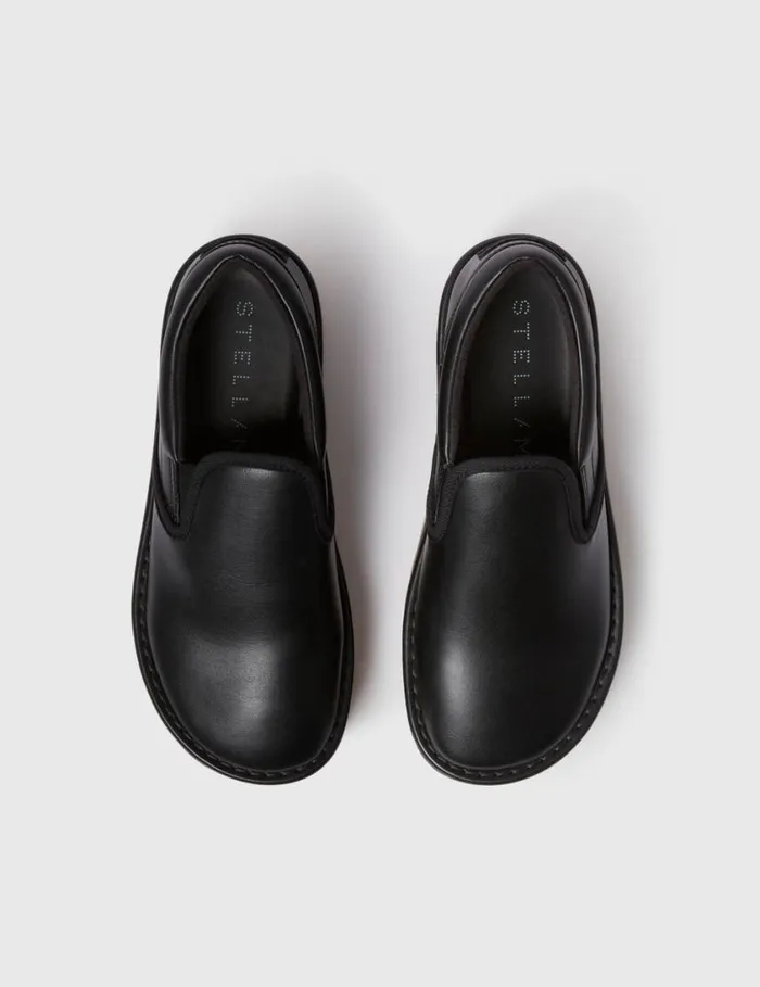 Women SneakElyse Platform Slippers Black Stella McCartney Flats Women SneakElyse Platform Slippers Black Stella McCartney Flats
