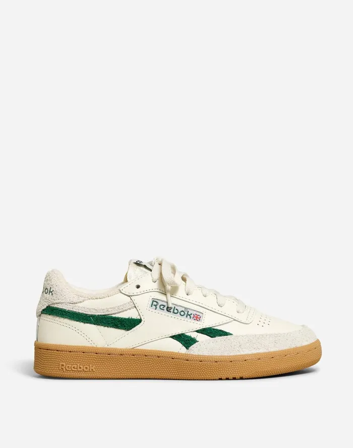 Women Sneakers Madewell Madewell X Reebok Unisex Club C Revenge Sneakers Chalk Dark Green