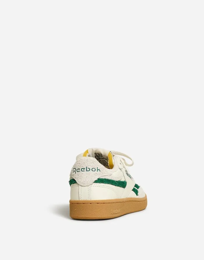 Women Sneakers Madewell Madewell X Reebok Unisex Club C Revenge Sneakers Chalk Dark Green