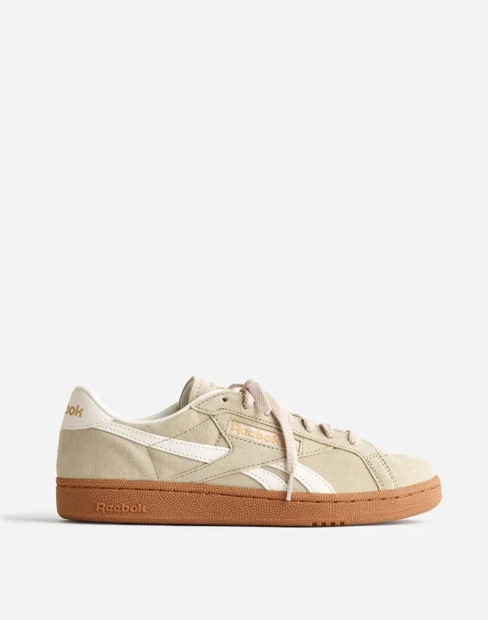 Women Sneakers Madewell Reebok Club C Grounds UK Sneakers Classic Beige Chalk Gum