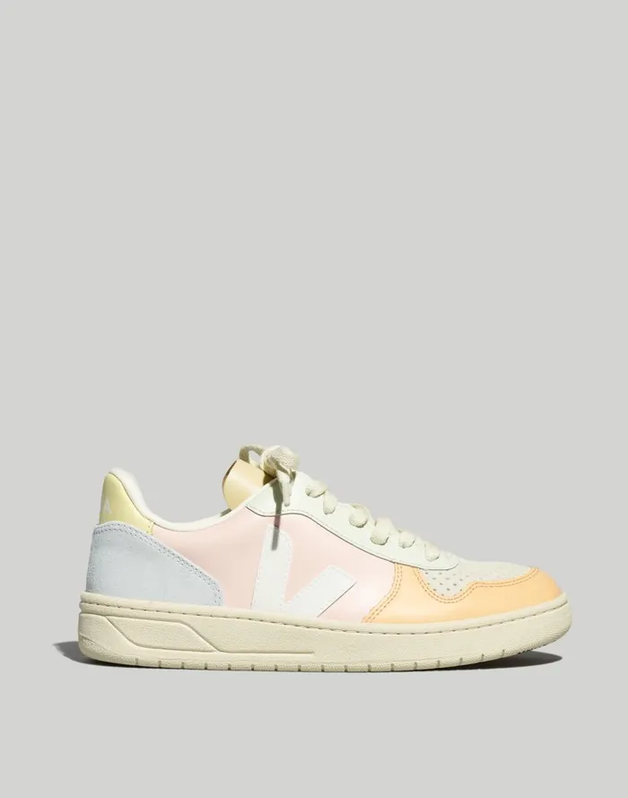 Women Sneakers Madewell Veja V10 Sneakers Petal White Multico