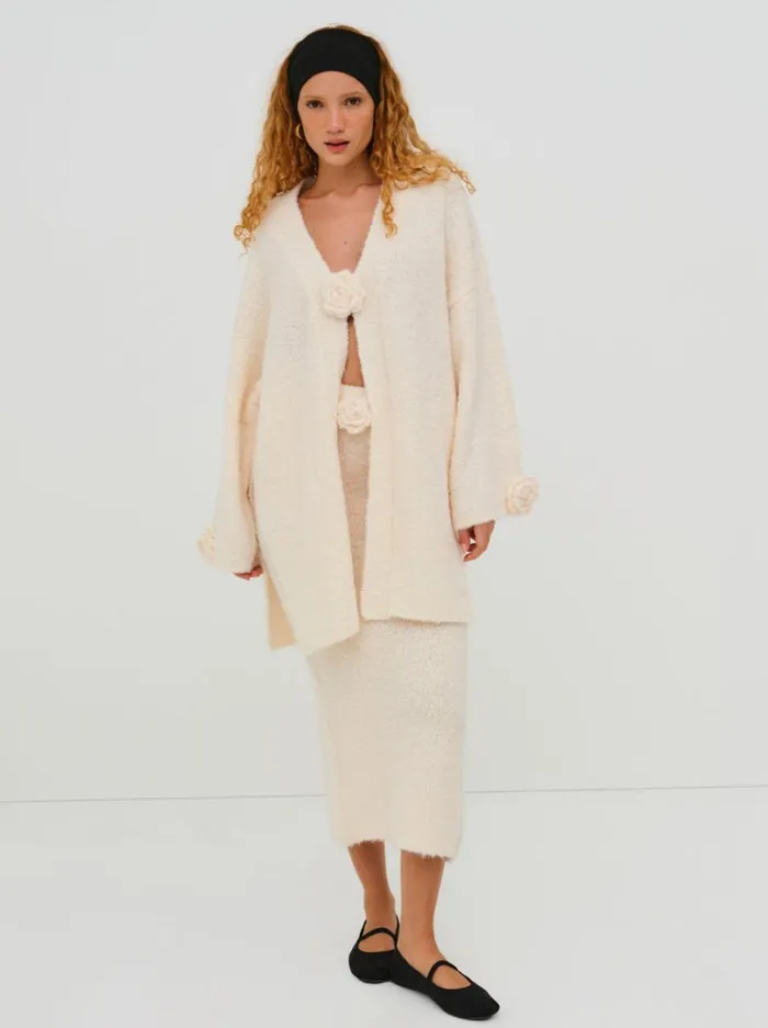 Women Song Duster Cardigan Beige For Love and Lemons Tops Women Song Duster Cardigan Beige For Love and Lemons Tops