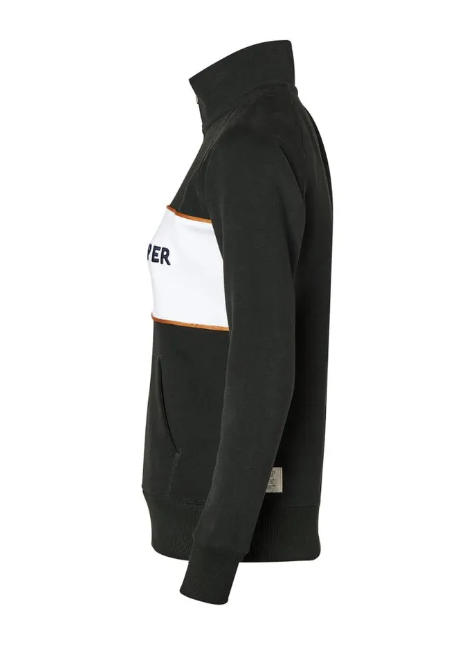 Women Sporting Heritage Zip Henley Racing Green Holland Cooper Henley Women Sporting Heritage Zip Henley Racing Green Holland Cooper Henley