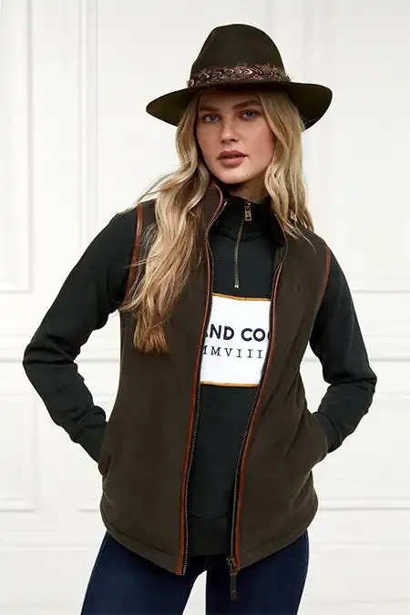 Women Sporting Heritage Zip Henley Racing Green Holland Cooper Henley Women Sporting Heritage Zip Henley Racing Green Holland Cooper Henley