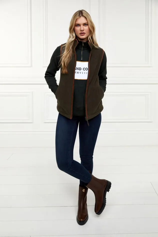 Women Sporting Heritage Zip Henley Racing Green Holland Cooper Henley Women Sporting Heritage Zip Henley Racing Green Holland Cooper Henley