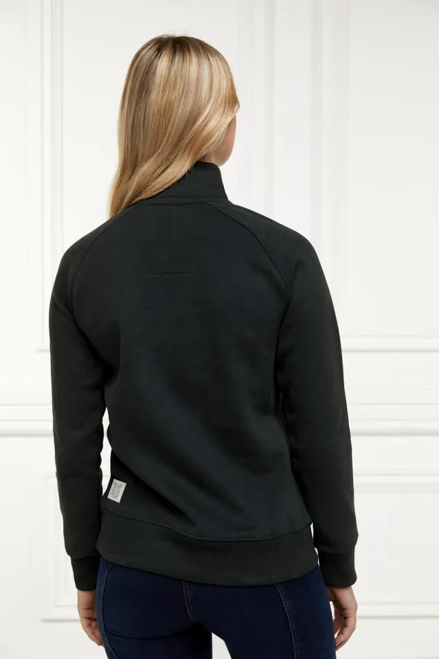 Women Sporting Heritage Zip Henley Racing Green Holland Cooper Henley Women Sporting Heritage Zip Henley Racing Green Holland Cooper Henley