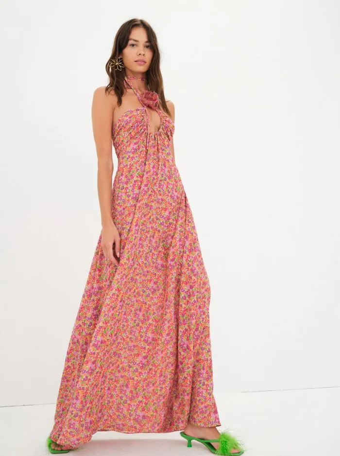 Women Suzette Maxi Dress Pink For Love and Lemons Dresses
