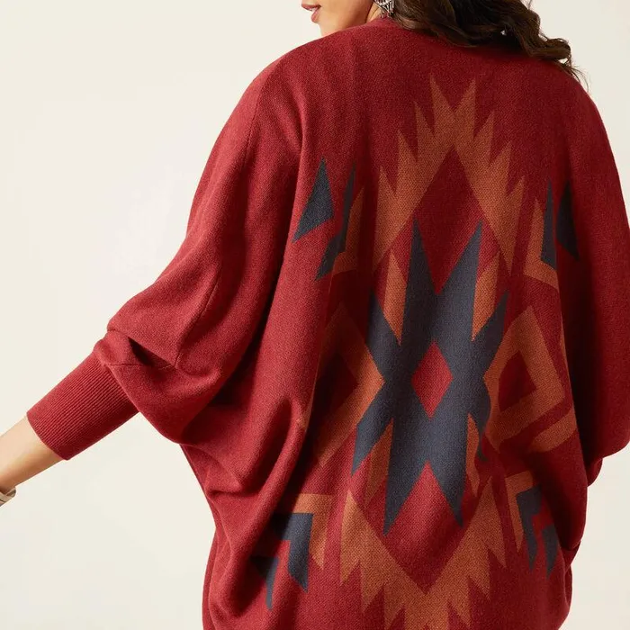 Women Sweaters and Cardigans Ariat Terra Cardigan Sweater Burnt Russet Women Sweaters and Cardigans Ariat Terra Cardigan Sweater Burnt Russet