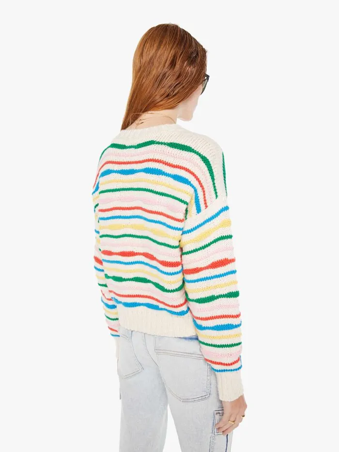 Women Sweaters Mother Denim The Jumper White natural