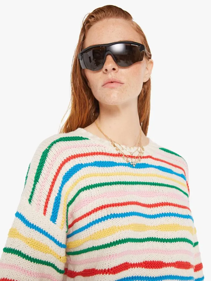 Women Sweaters Mother Denim The Jumper White natural