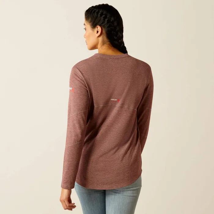 Women TShirts and Tops Ariat FR Primo Baselayer Rose Taupe Women TShirts and Tops Ariat FR Primo Baselayer Rose Taupe